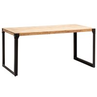 Esszimmertisch FineBuy Esstisch Akazie Holz Massiv Metall Küchentisch Industrial – Ansicht 6
