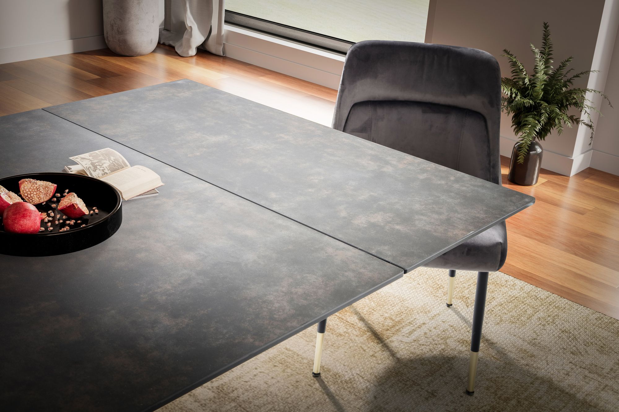 Esstisch FineBuy Esszimmertisch 180 - 260 cm Ausziehbar Keramik Keramiktisch – Ansicht 5