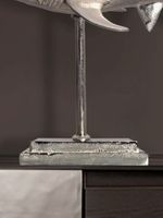 Deko Hai FineBuy 70 cm Aluminium Wohndeko Design Dekoration Maritim Modern Alu – Ansicht 5