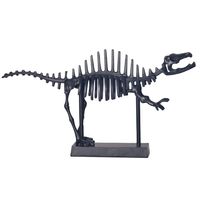 Deko T-Rex FineBuy Dino Fossil 62cm Alu Schwarz Dinosaurier Wohndeko Dekoration – Ansicht 6