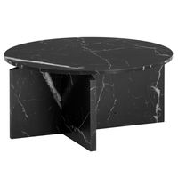 Couchtisch FineBuy 70 cm Wohnzimmertisch Sofatisch Rund Groß Kaffeetisch Modern – Ansicht 6