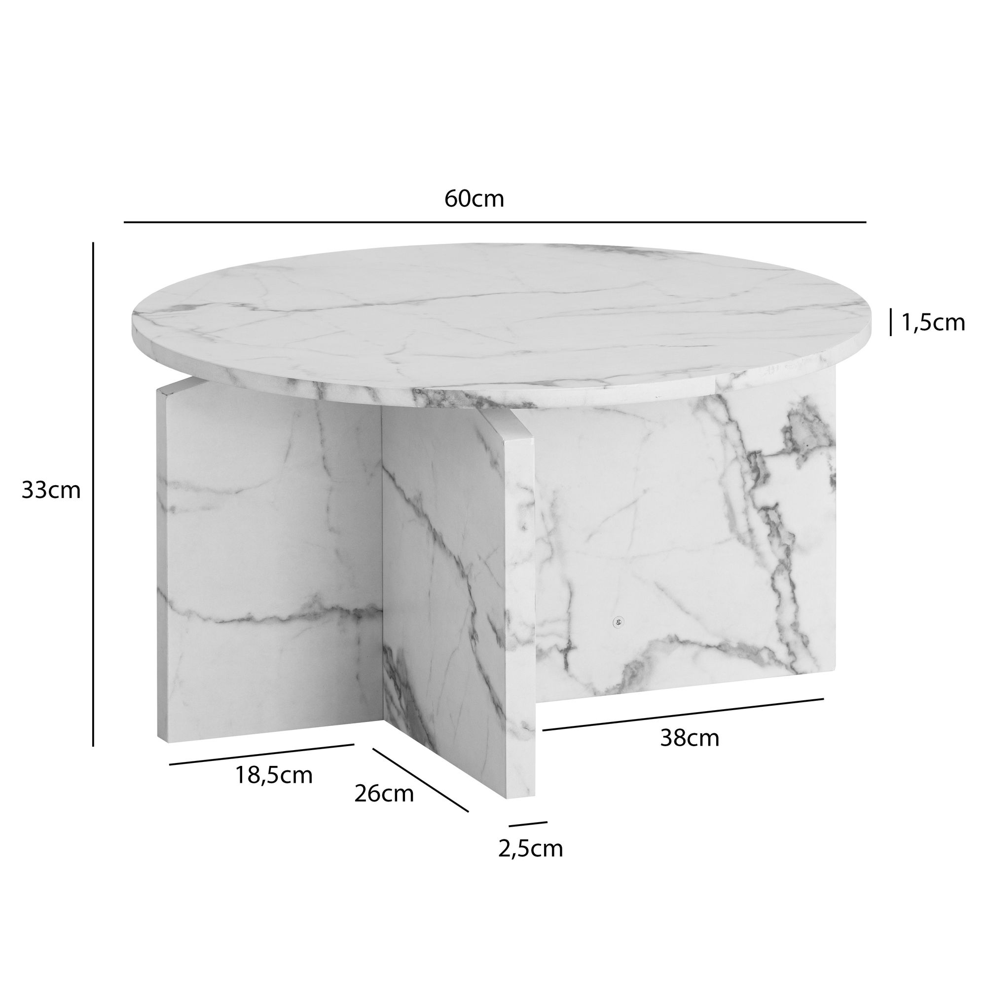 FineBuy Couchtisch 60x60x33 cm Sofatisch Modern, Design Wohnzimmertisch Rund, Loungetisch Klein, Kaffeetisch Beistelltisch | Farbe: Schwarz FineBuy Couchtisch 60x60x33 cm Sofatisch Modern, Design Wohnzimmertisch Rund, Loungetisch Klein, Kaffeetisch Beistelltisch | Farbe: Schwarz