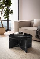 Couchtisch FineBuy 60 cm Wohnzimmertisch Sofatisch Rund Klein Kaffeetisch Modern – Ansicht 2