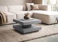 Couchtisch FineBuy 60 cm Wohnzimmertisch Sofatisch Quadratisch Klein Kaffeetisch – Ansicht 1