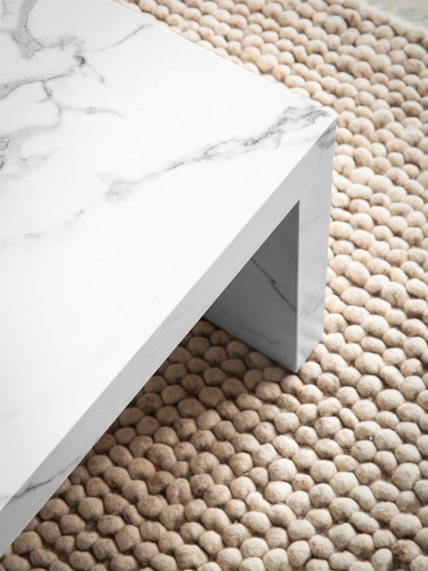 FineBuy Couchtisch 110x55x35 cm Sofatisch Zeitlos, Design Wohnzimmertisch Rechteckig, Loungetisch Schlicht, Kaffeetisch Groß | Farbe: Grau