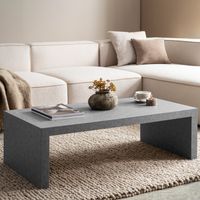 Couchtisch 110 cm Wohnzimmertisch Sofatisch Groß Kaffeetisch Rechteckig Zeitlos – Ansicht 1