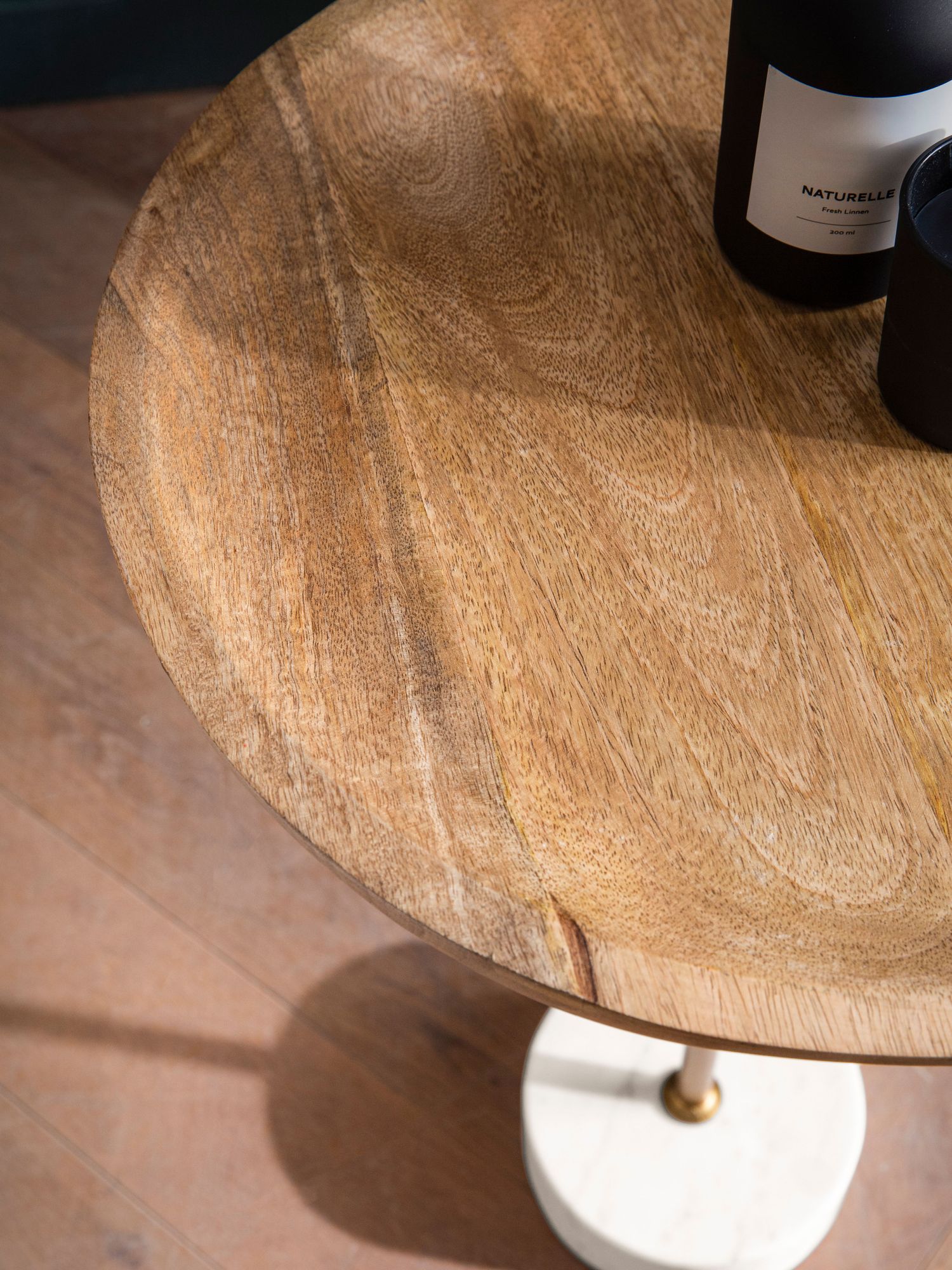 FineBuy Beistelltisch Mango Massivholz Echter Marmor 40x40x55 cm Anstelltisch, Kleiner Abstelltisch Rund, Wohnzimmertisch Couch Modern, Sofatisch Hoch | Farbe: Braun FineBuy Beistelltisch Mango Massivholz Echter Marmor 40x40x55 cm Anstelltisch, Kleiner Abstelltisch Rund, Wohnzimmertisch Couch Modern, Sofatisch Hoch | Farbe: Braun