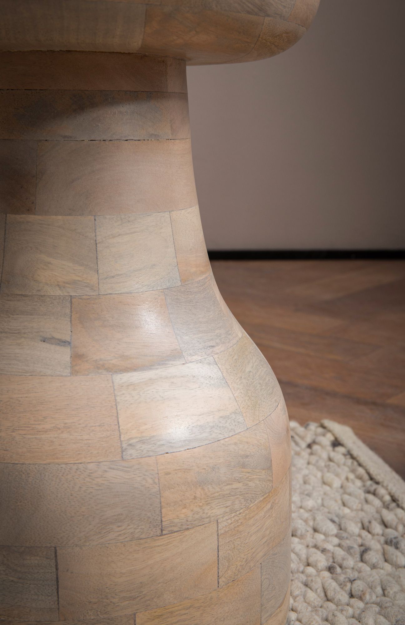 FineBuy Beistelltisch Mango Massivholz Naturgebleicht 30x30x42,5 cm Anstelltisch, Kleiner Abstelltisch Hellbraun Rund, Wohnzimmertisch Couch Modern, Sofatisch Blumentisch Hoch | Farbe: Braun FineBuy Beistelltisch Mango Massivholz Naturgebleicht 30x30x42,5 cm Anstelltisch, Kleiner Abstelltisch Hellbraun Rund, Wohnzimmertisch Couch Modern, Sofatisch Blumentisch Hoch | Farbe: Braun