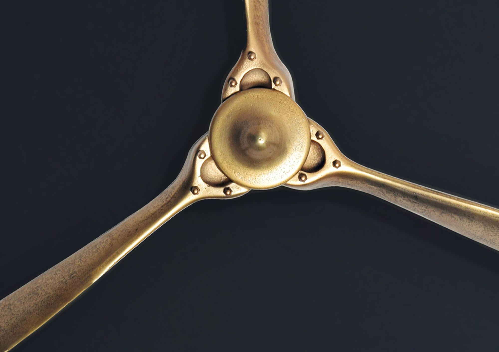 FineBuy Deko Propeller 85x85 cm Metall Flugzeug Wandpropeller, Wohndeko Große Aluminium-Figur, Wanddekoration Dekoration für Zuhause, XXL Wandschmuck, Wanddeko Modern | Farbe: Silber