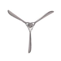 Deko Propeller FineBuy 85 cm Wanddeko Aluminium Flugzeug Wandpropeller Wohndeko – Ansicht 5