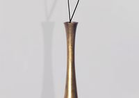 Vase FineBuy Aluminium Gold Blumenvase XXL Bodenvase Wohndeko Groß Alu Modern – Ansicht 4
