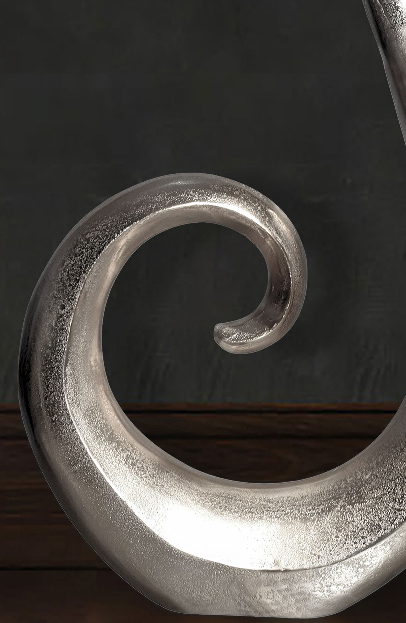 FineBuy Deko Vase 100 cm Aluminium Spirale Blumenvase Modern Groß, Dekovase Extravagant für Blumen, XXL Alu Bodenvase Metall Wohndeko Handgefertigt | Farbe: Silber FineBuy Deko Vase 100 cm Aluminium Spirale Blumenvase Modern Groß, Dekovase Extravagant für Blumen, XXL Alu Bodenvase Metall Wohndeko Handgefertigt | Farbe: Silber