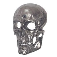 Wanddeko FineBuy Totenkopf 41 cm Aluminium Schädel Deko Dekoration Modern Skull – Ansicht 5