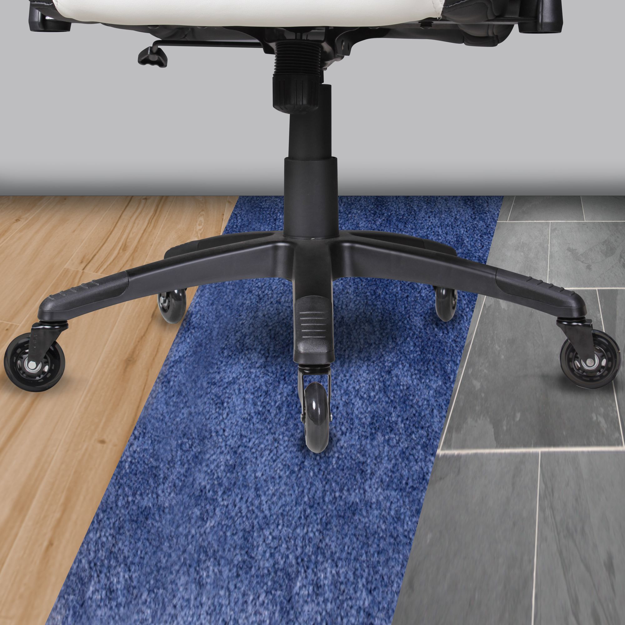 FineBuy 5er Set leichtgängige Universal-Schwerlastrollen für Bürostuhl 11 mm Stift / Durchmesser 75 mm, Leise Premium Hartbodenrollen Bürostuhlrollen, Schwarze Drehstuhlrollen | Farbe: Schwarz FineBuy 5er Set leichtgängige Universal-Schwerlastrollen für Bürostuhl 11 mm Stift / Durchmesser 75 mm, Leise Premium Hartbodenrollen Bürostuhlrollen, Schwarze Drehstuhlrollen | Farbe: Schwarz