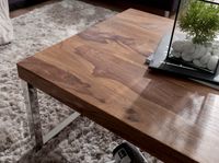 Massiver Couchtisch 120cm Wohnzimmertisch Holz Tisch Massiv Beistelltisch – Ansicht 4