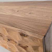 TV Schrank FineBuy Lowboard 160 cm Holz Massiv Fernsehkommode Fernsehschrank – Ansicht 5