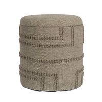 Sitzhocker FineBuy Hocker Wolle rund 40 cm mit Stauraum abnehmbarer Deckel Boho – Ansicht 6