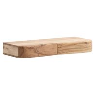 Wandregal Akazie Hängeregal mit Schublade Holz Wandboard Regal für die Wand – Ansicht 6