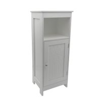 Standregal Weiß Wohnregal Nischenregal Stauraumregal Kleiner Schrank - Kommode – Ansicht 6