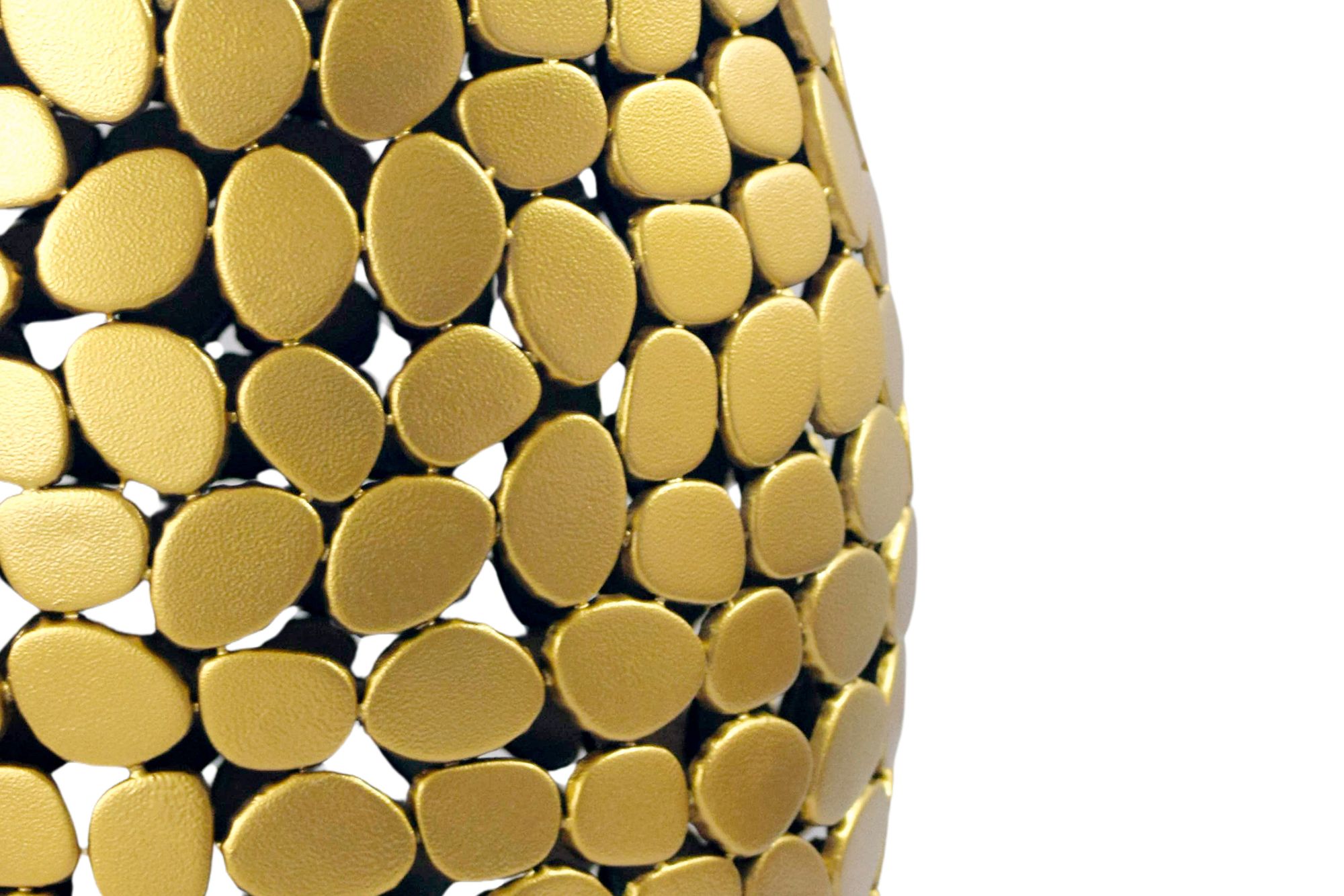 FineBuy Design Beistelltisch rund 40cm aus Aluminium – Couchtisch Alu – kleiner Wohnzimmertisch Metall – Dekotisch Wohnzimmer Handmade | Farbe: Schwarz