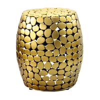 Beistelltisch rund 40cm Couchtisch Metall Alu Wohnzimmertisch Dekotisch klein – Ansicht 6
