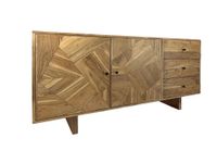 Sideboard Akazie Massivholz 150cm Massive Kommode Echtholz Anrichte Handmade – Ansicht 6