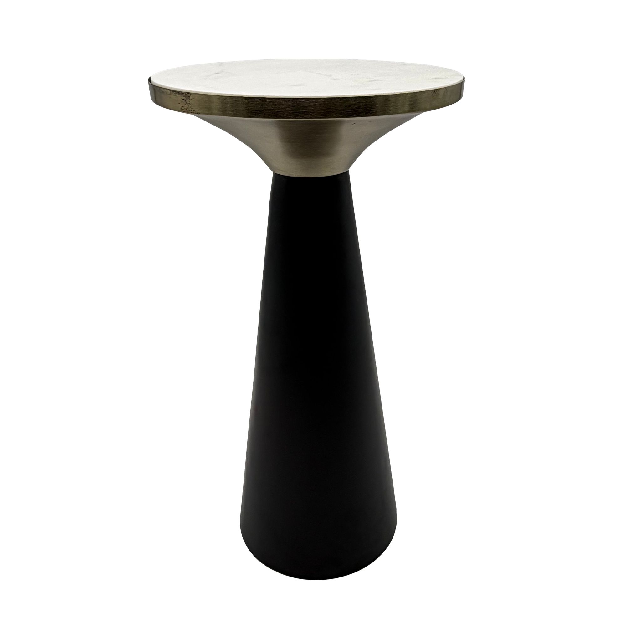 FineBuy Beistelltisch Aluminium & Marmor Tischplatte 28cm rund - Kleiner runder Anstelltisch aus Metall Schwarz - Design Wohnzimmertisch - Dekotisch - Couchtisch - Metalltisch Handmade pflegeleicht | Farbe: Schwarz FineBuy Beistelltisch Aluminium & Marmor Tischplatte 28cm rund - Kleiner runder Anstelltisch aus Metall Schwarz - Design Wohnzimmertisch - Dekotisch - Couchtisch - Metalltisch Handmade pflegeleicht | Farbe: Schwarz