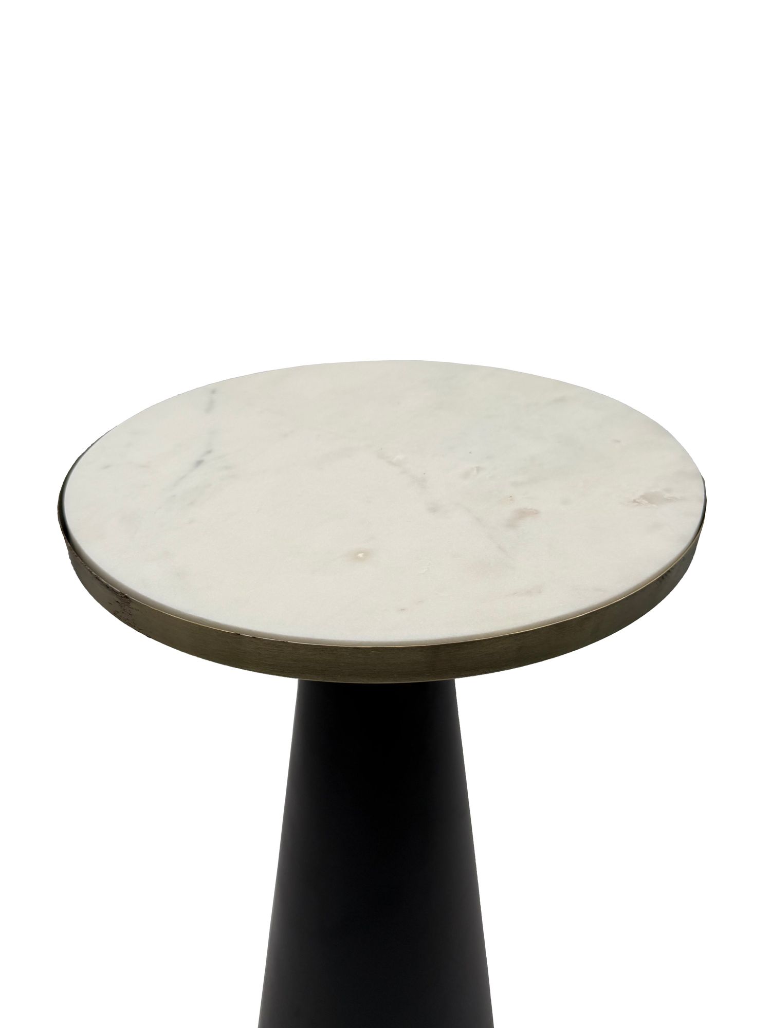 FineBuy Beistelltisch Aluminium & Marmor Tischplatte 28cm rund - Kleiner runder Anstelltisch aus Metall Schwarz - Design Wohnzimmertisch - Dekotisch - Couchtisch - Metalltisch Handmade pflegeleicht | Farbe: Schwarz FineBuy Beistelltisch Aluminium & Marmor Tischplatte 28cm rund - Kleiner runder Anstelltisch aus Metall Schwarz - Design Wohnzimmertisch - Dekotisch - Couchtisch - Metalltisch Handmade pflegeleicht | Farbe: Schwarz