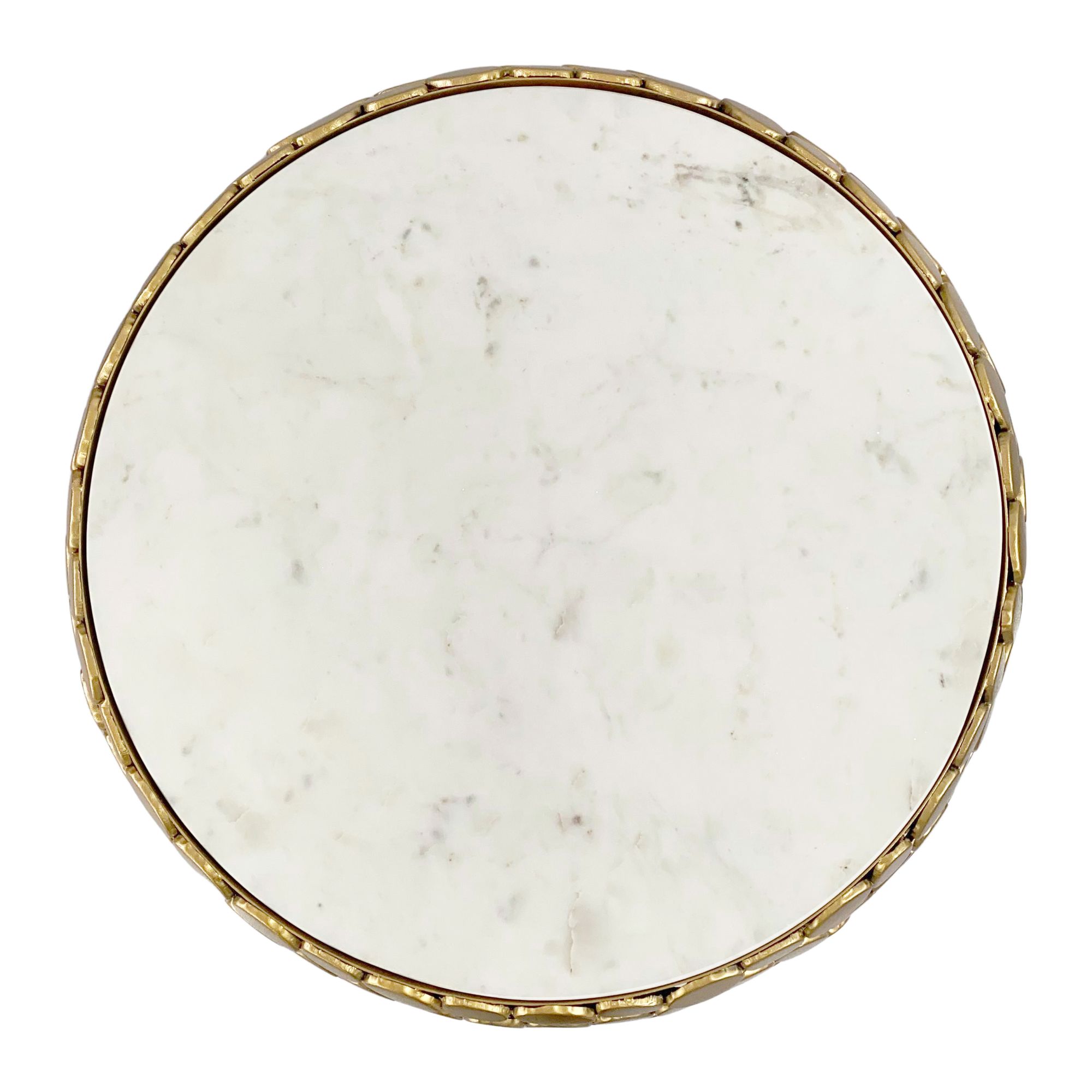 FineBuy Design Couchtisch rund 66 cm aus Aluminium und weißer Marmor Tischplatte - Wohnzimmertisch Alu - Metall Sofatisch - Beistelltisch Wohnzimmer - Handmade | Farbe: Silber FineBuy Design Couchtisch rund 66 cm aus Aluminium und weißer Marmor Tischplatte - Wohnzimmertisch Alu - Metall Sofatisch - Beistelltisch Wohnzimmer - Handmade | Farbe: Silber