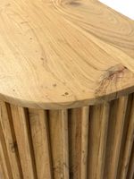 Bücherregal Standregal Massivholz mit Schublade Wohnregal modern Schrank klein – Ansicht 6