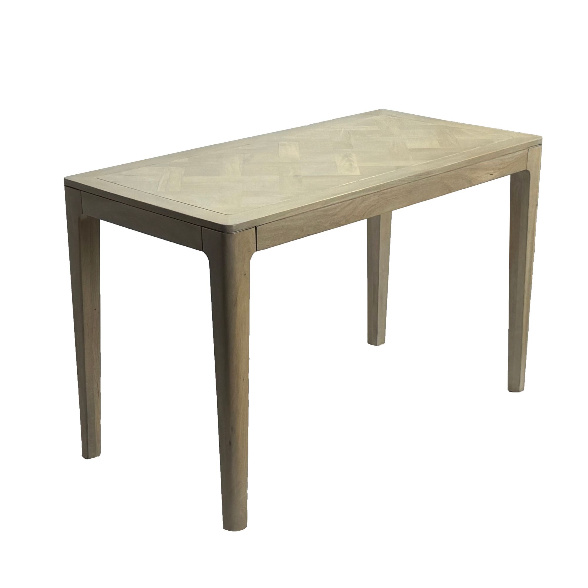 FineBuy Esstisch Massivholz Mango 120x60 cm - Rechteckiger Esszimmertisch Holz - Küchentisch modern für 6 Personen - Stabiler Holztisch - Tisch für Esszimmer Bistrotisch Handmade