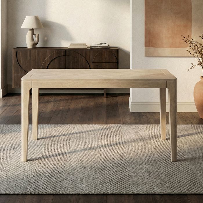 Esstisch Massivholz Rechteckig 120cm Esszimmertisch Küchentisch Tisch 6 Personen