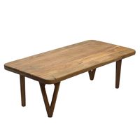 Couchtisch Akazie Massivholz Sofatisch Wohnzimmertisch Loungetisch Landhaus – Ansicht 6