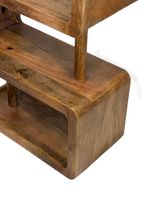 Bücherregal Massivholz Stauraumregal 160cm Wohnregal modern hoch Standregal – Ansicht 4