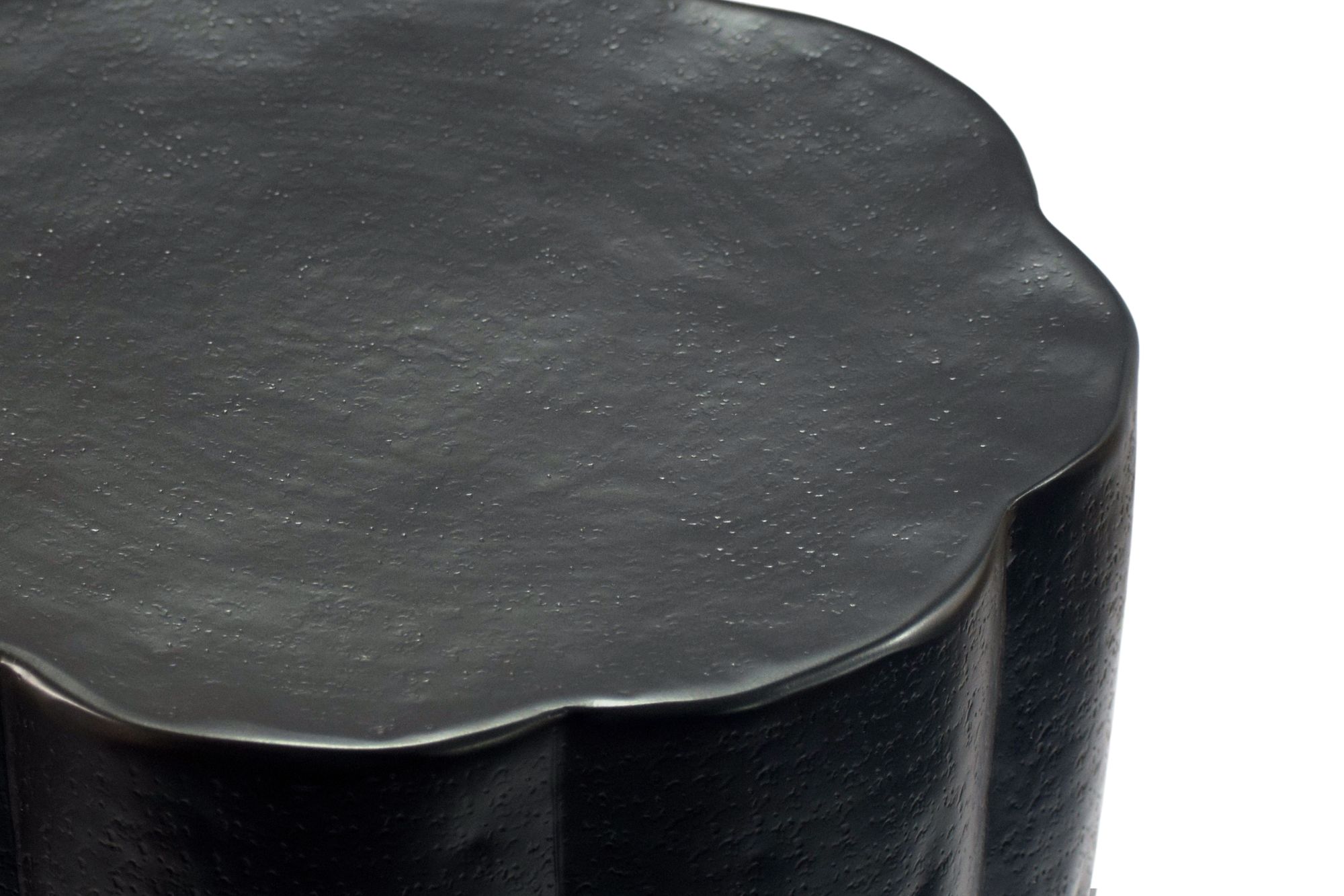 Beistelltisch Aluminium Dekotisch Metall Alu Anstelltisch Sofatisch rund klein – Ansicht 4