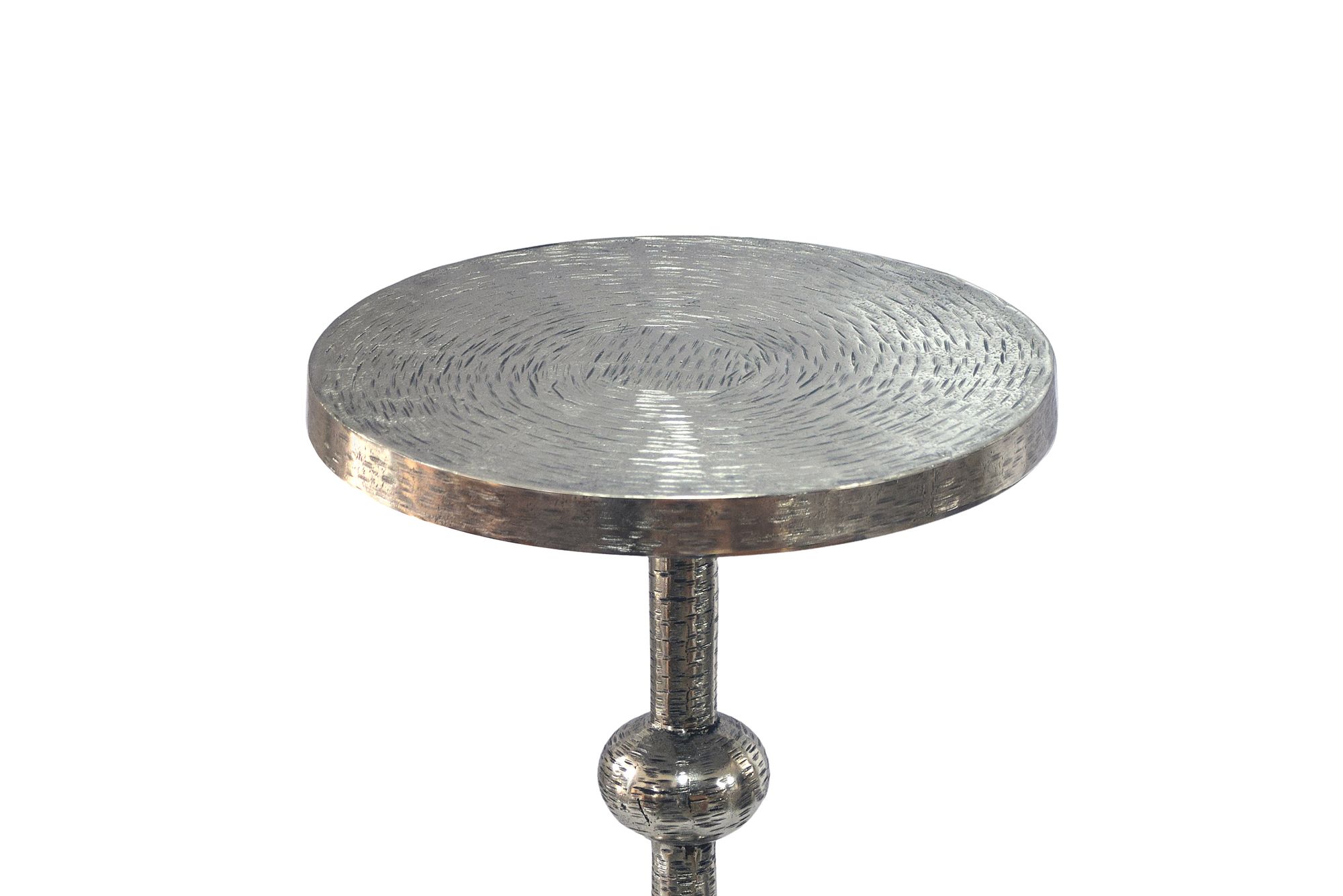 Beistelltisch Rund 30cm Anstelltisch Metall Dekotisch Aluminium Alu Sofatisch – Ansicht 4