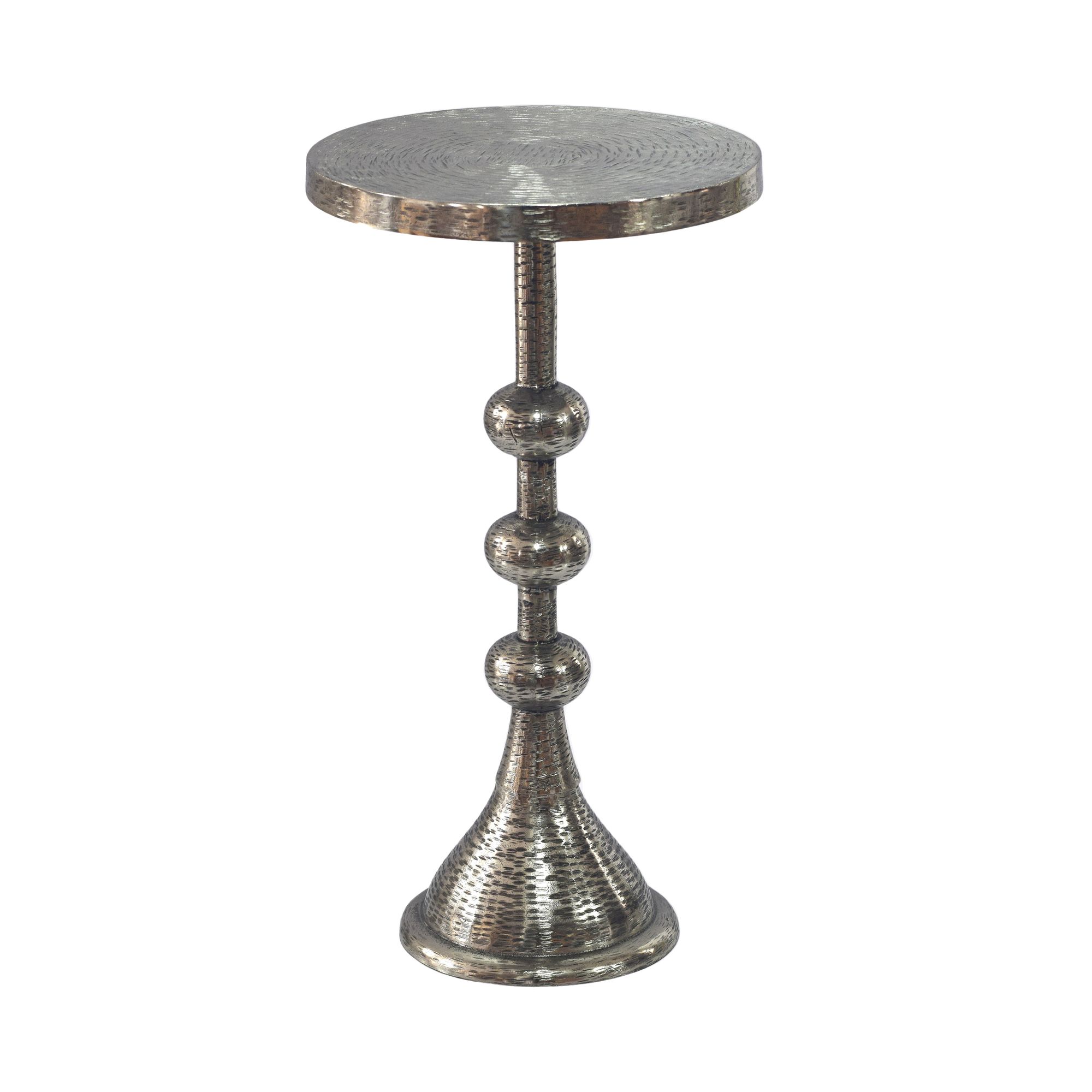 Beistelltisch Rund 30cm Anstelltisch Metall Dekotisch Aluminium Alu Sofatisch – Ansicht 6