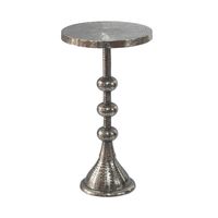 Beistelltisch Rund 30cm Anstelltisch Metall Dekotisch Aluminium Alu Sofatisch – Ansicht 6