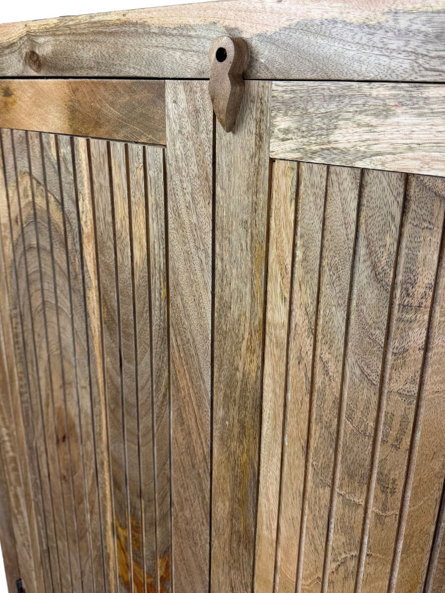 Schrank Mango Massivholz 187cm Massivholzschrank Kleiderschrank Mehrzweckschrank – Ansicht 5