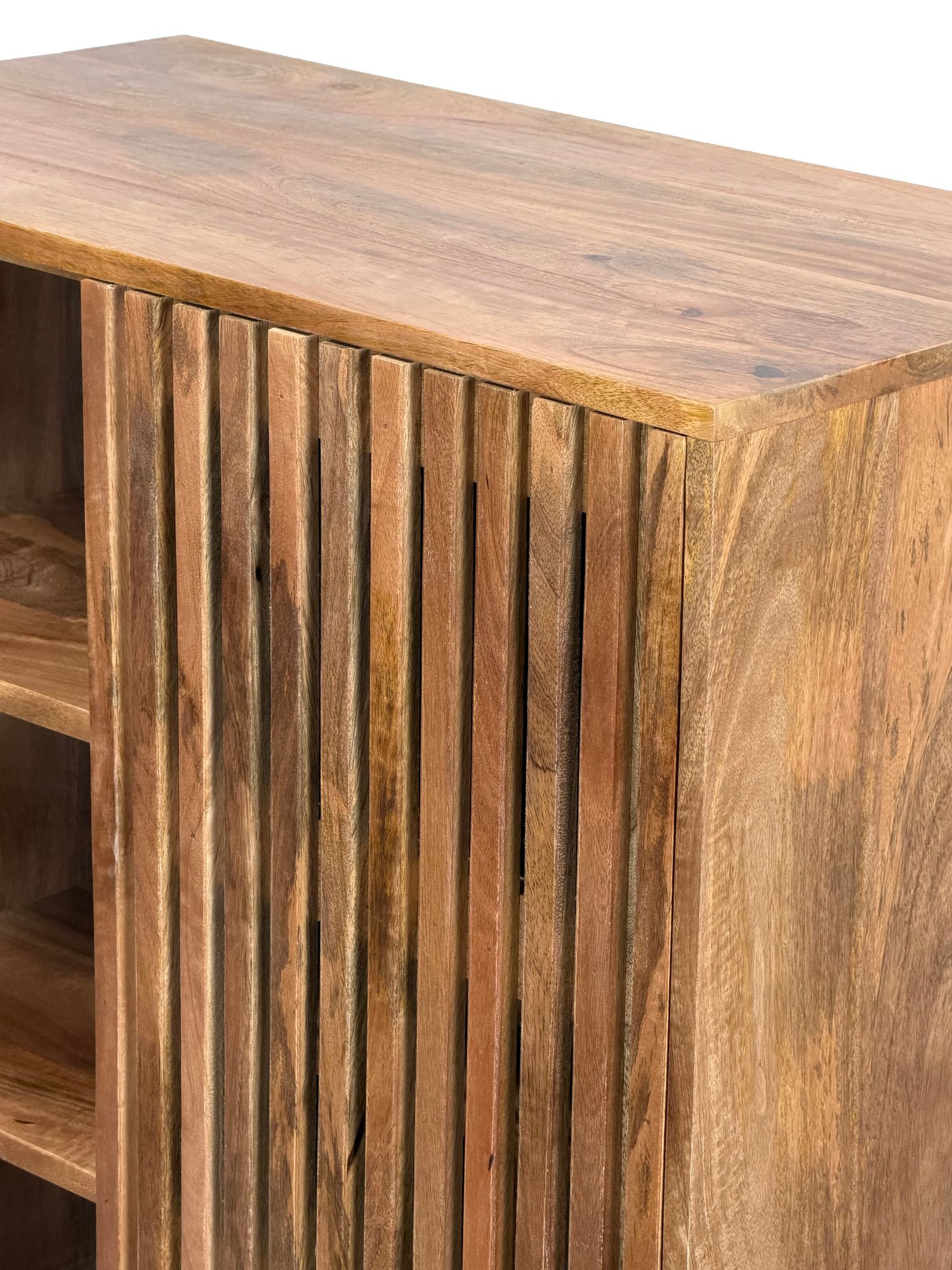 Hausbar Mango Massivholz 123cm Barschrank Spirituosenschrank Weinschrank Weinbar – Ansicht 5