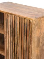 Hausbar Mango Massivholz 123cm Barschrank Spirituosenschrank Weinschrank Weinbar – Ansicht 5