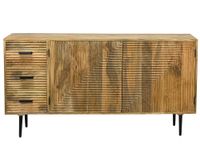 Sideboard Massivholz 160cm Kommode Anrichte Standschrank mit Türen Schubladen – Ansicht 6