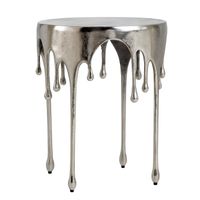 Beistelltisch 43cm Alu Anstelltisch Tropfen Wohnzimmertisch Couchtisch Rund – Ansicht 6