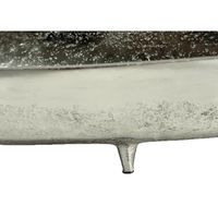 Dekoschale Silber Aluminium Schale Groß Tischdeko Metall Wohnaccessoire Modern – Ansicht 5