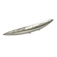 Dekoschale Silber Aluminium Schale Groß Tischdeko Metall Wohnaccessoire Modern – Ansicht 6