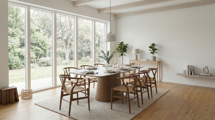 FineBuy Esstisch 200cm mit weißer Sinterstein Tischplatte in Marmor Optik rechteckig - Esszimmertisch Küchentisch für 10 Personen modern groß - Tisch Metallgestell Walnuss-Optik Esszimmer Küche