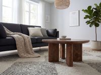 Couchtisch Mango Massivholz 60cm quadratisch Handgefertigter Wohnzimmertisch – Ansicht 5