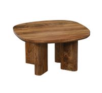 Couchtisch Mango Massivholz 60cm quadratisch Handgefertigter Wohnzimmertisch – Ansicht 6