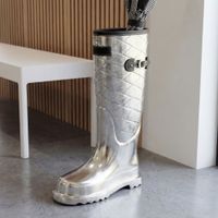 Schirmständer Silber 44cm Regenschirmständer Schirmhalter Schirmaufbewahrung – Ansicht 1