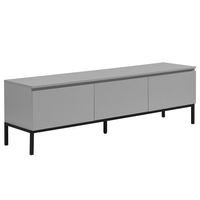 Lowboard 150 cm Grau TV Schrank Schublade Fernsehkommode Stauraum Fernsehschrank – Ansicht 6